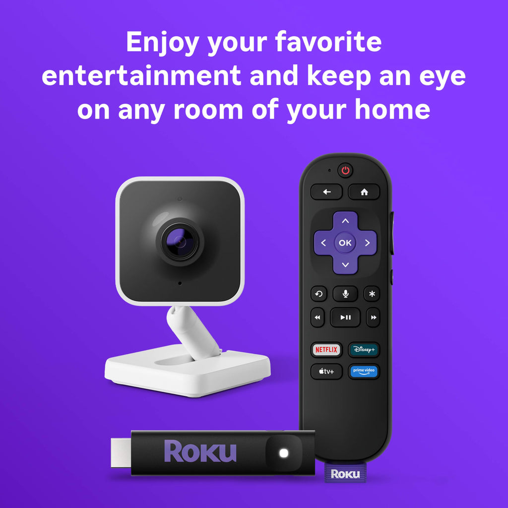 HD Streaming Device with Voice Remote & 1080p HD Security Camera with Night Vision K245640