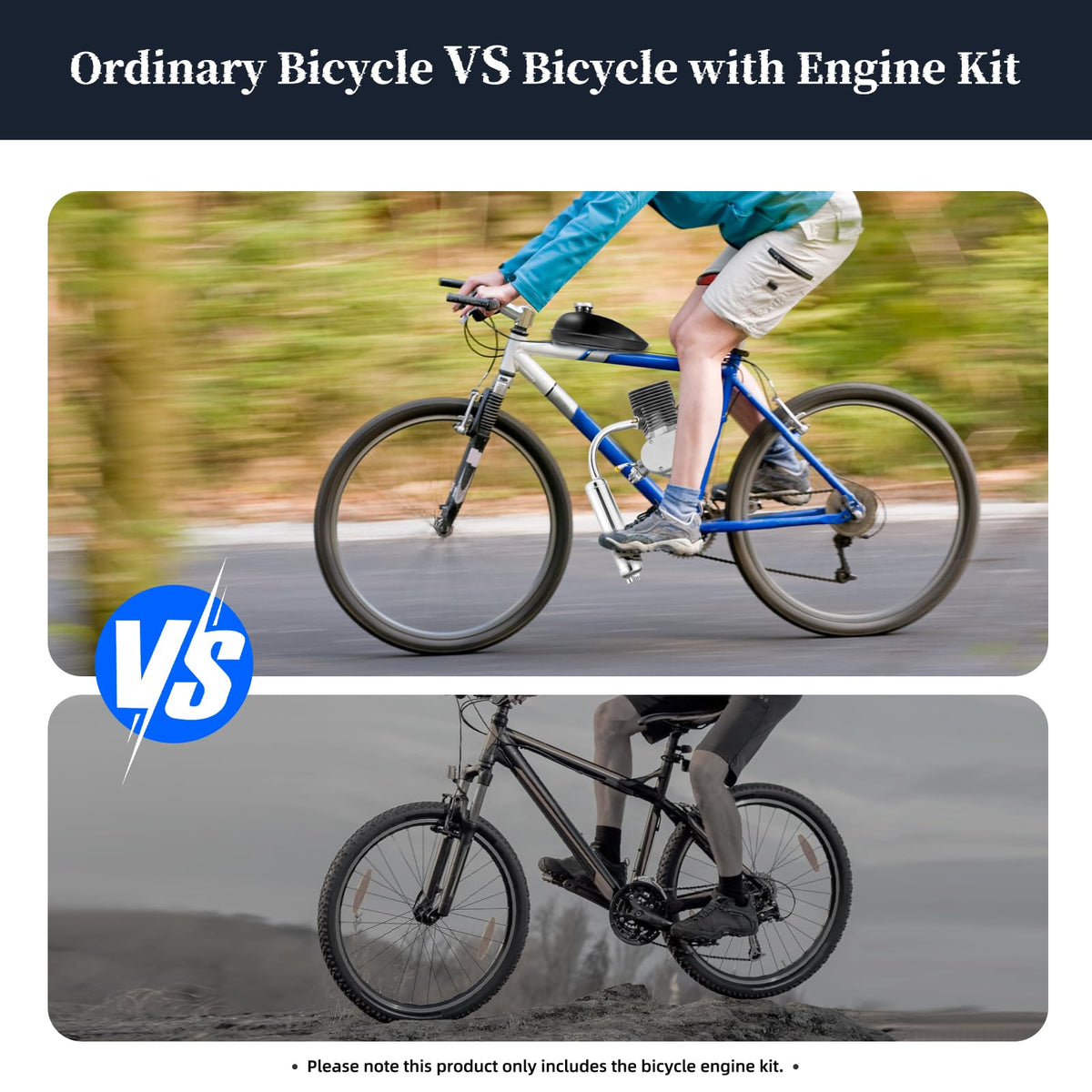 100cc 2 Stroke Air Cooling Bicycle Engine Kit B603
