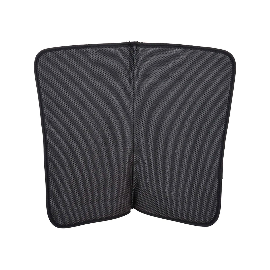 Square Contour Trail Pad with Breathable Non-Slip Bottom - Shock-Absorbing Stain & UV Resistant Horse Saddle Pad with Spine Relief Channel - 30" L x 30" D, Navy V9884