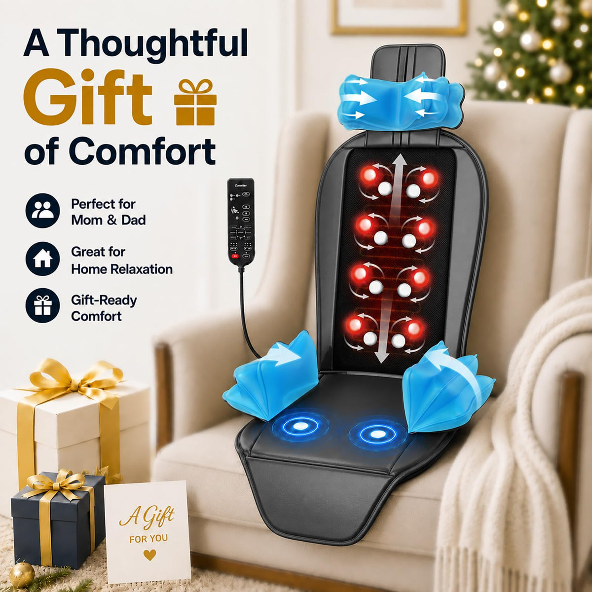 Shiatsu Back Massager with Heat U146