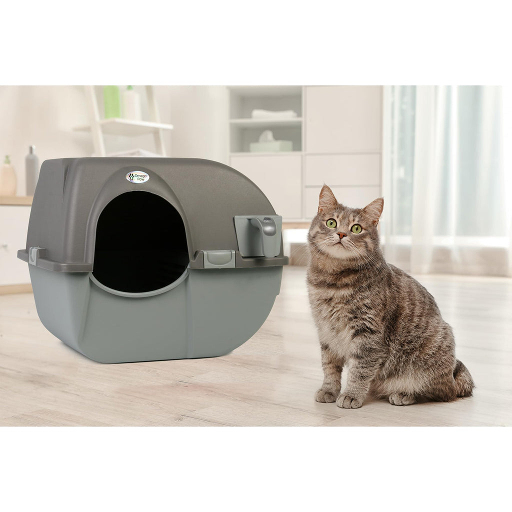 Self Cleaning Litter Box Regular Size Grey O512740
