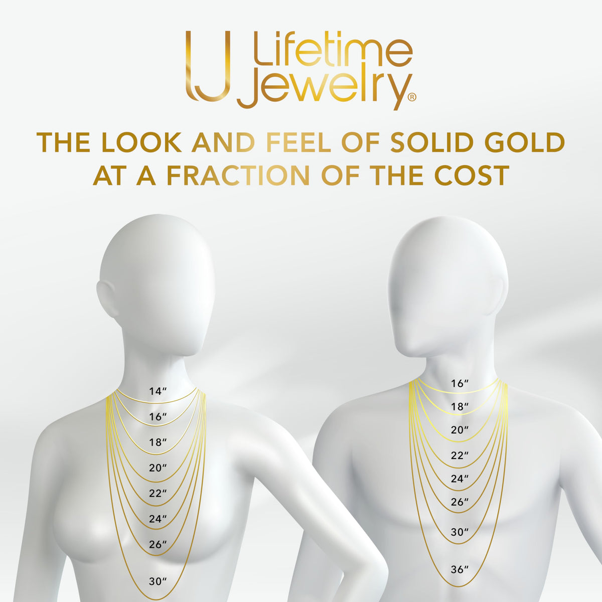 Gold Cuban Link Chain Necklace N854406