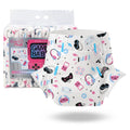 Adult Diapers 10 Pieces Disposable Incontinence Briefs with Tabs Medium 28"-38" P856