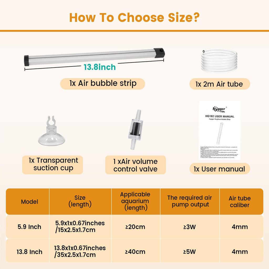 Aquarium Bubble Strip Air Stone Kit E7836
