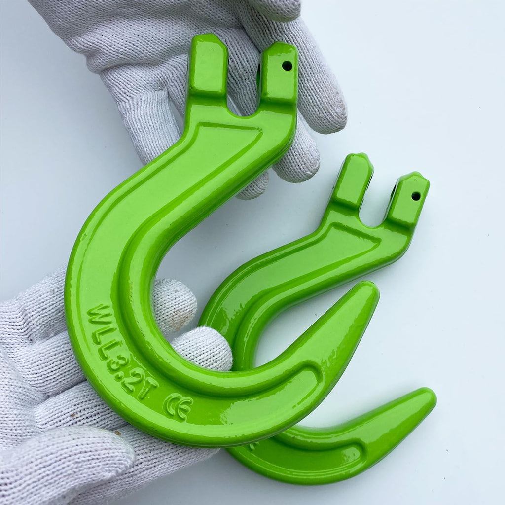 2 Pack 3/8" G80 Clevis Foundry Hook O633