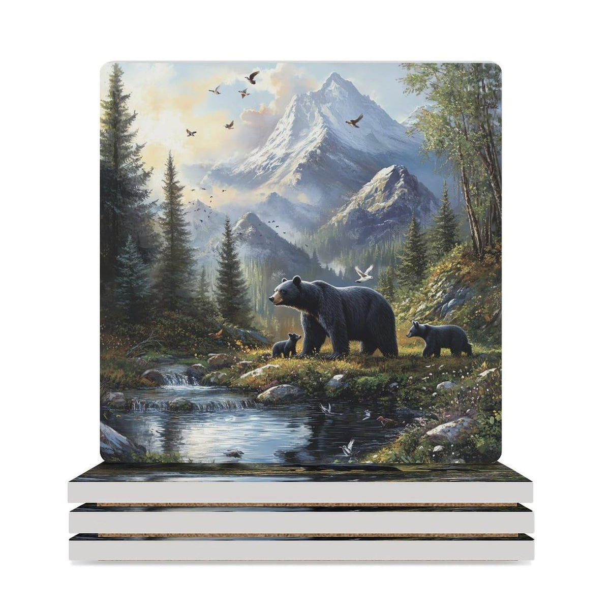 Ceramic Coasters Set Q171402