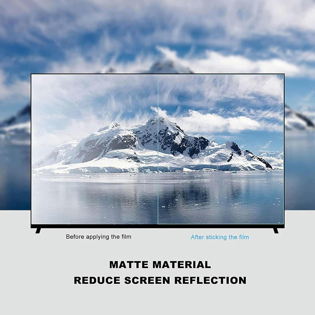 32-75 Inch Anti Blue Light Anti-Glare Frosted TV Screen Protector Y535806