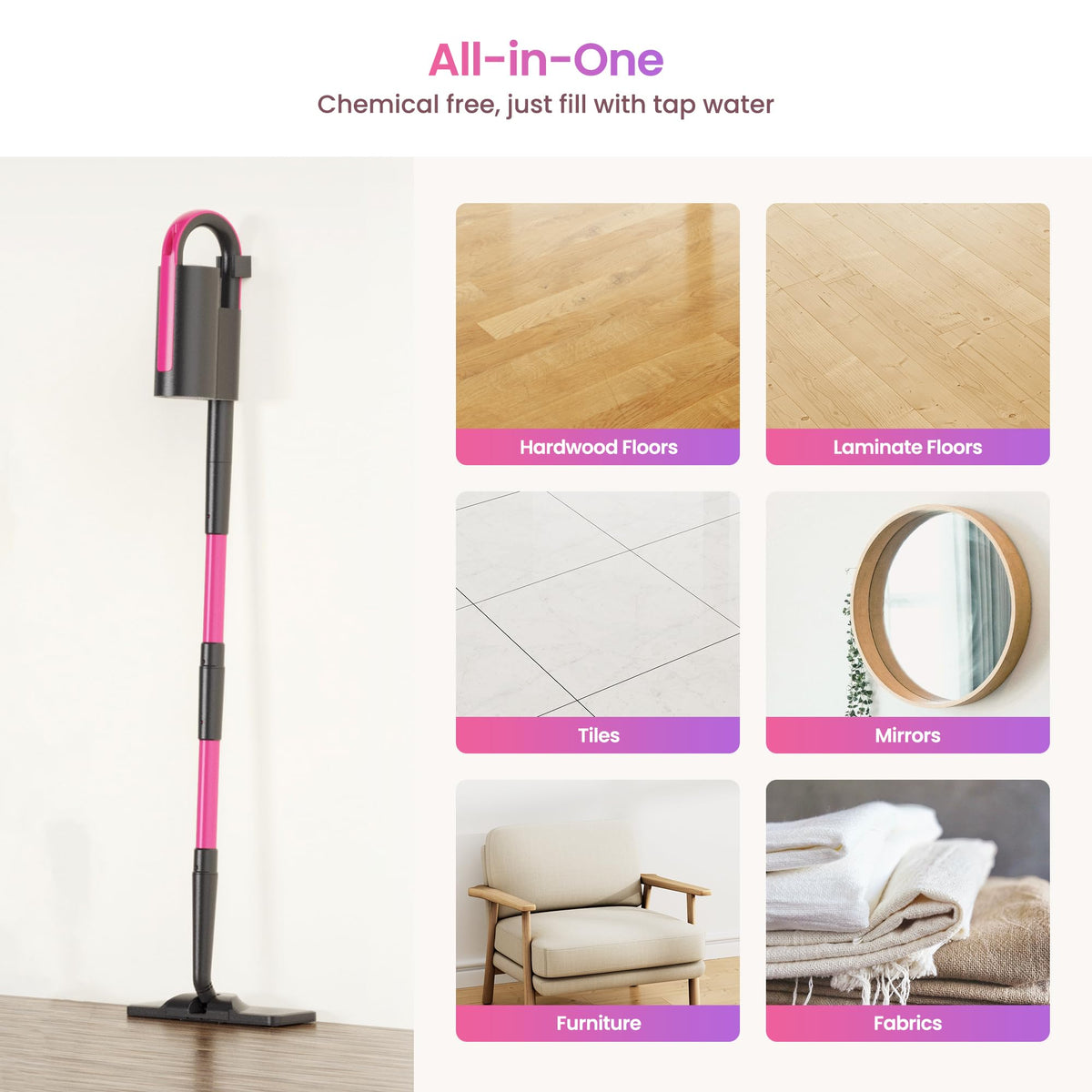 Steam Mop for Hard Floors Q9185