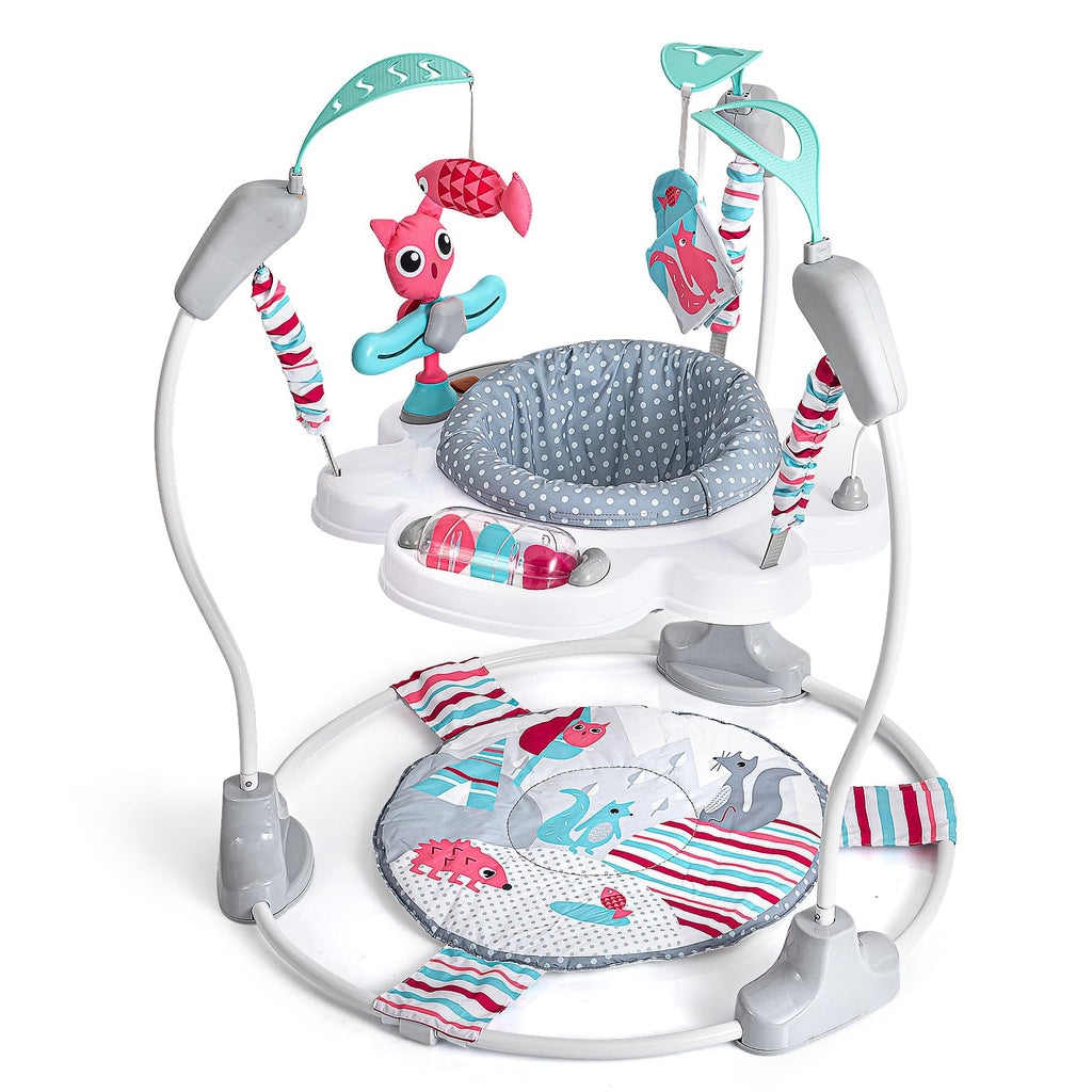 Baby Jumper Activity Center with Music & Lights, Pink W76698