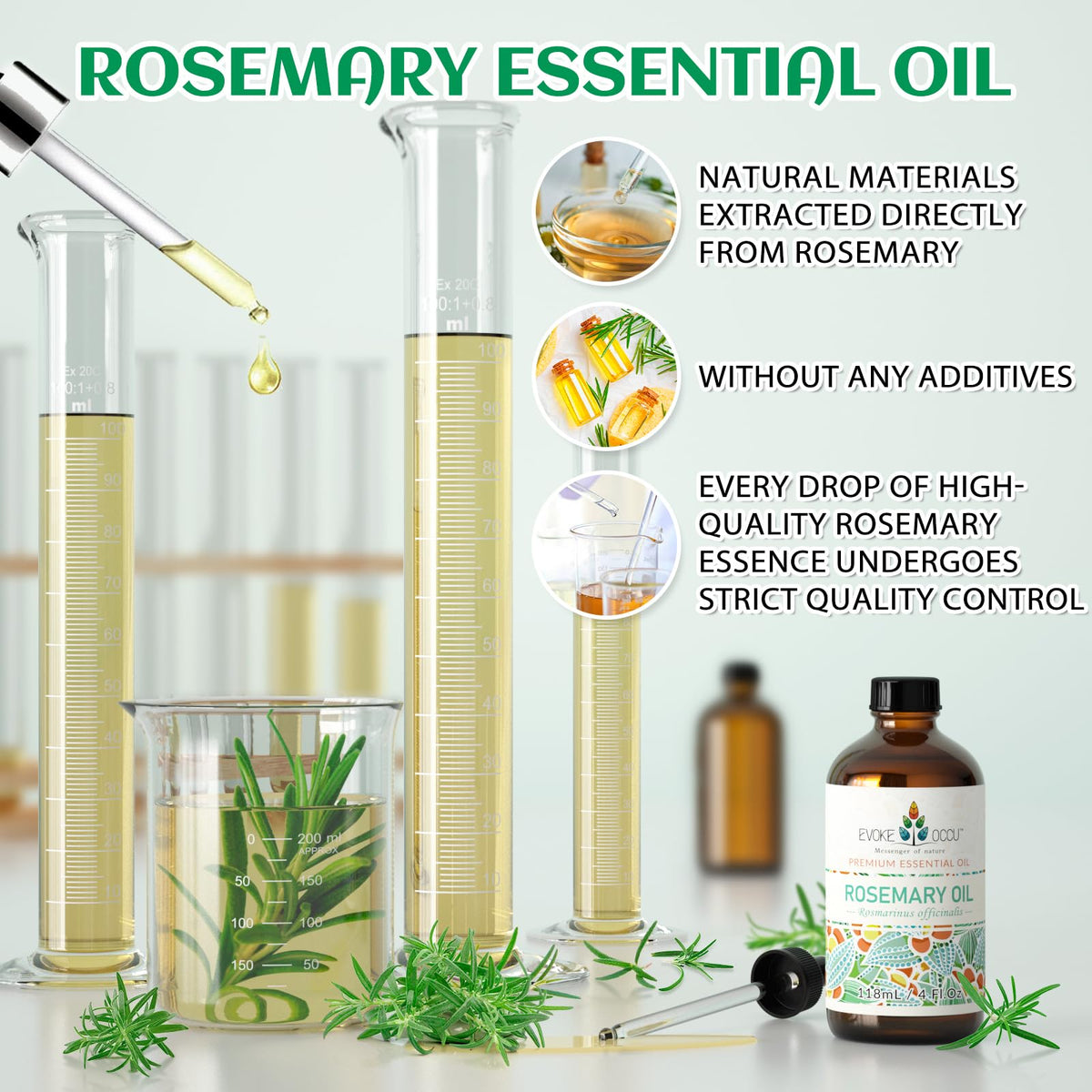 Rosemary and Lavender Essential Oil 4 Fl Oz K167