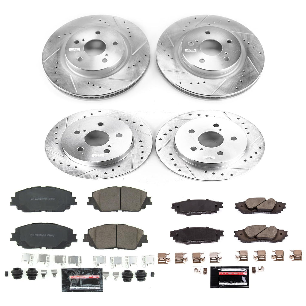 Brake Pad & Rotor Kit Front & Rear V473131