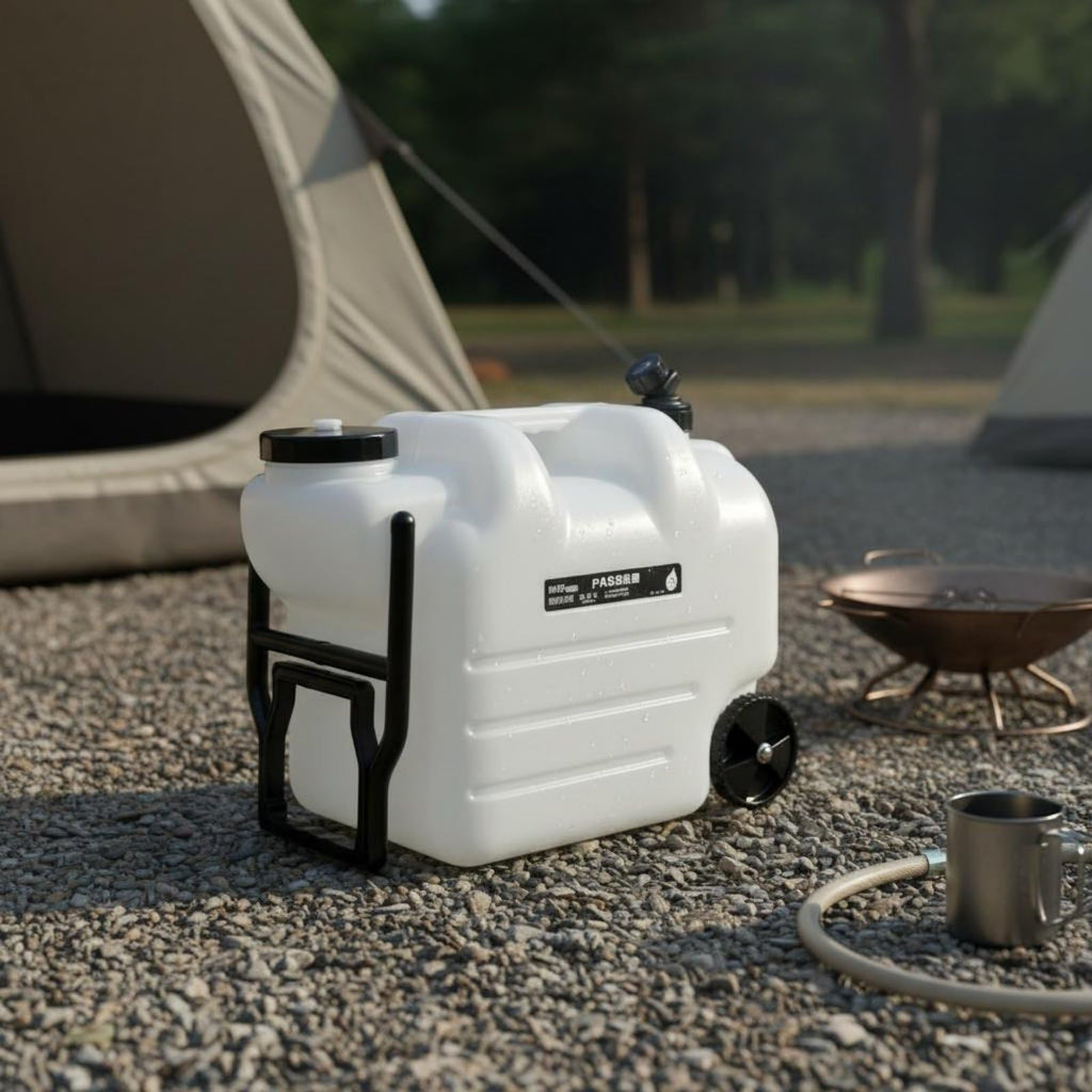 Portable Water Jug with Wheels and Built-In Tap K326495