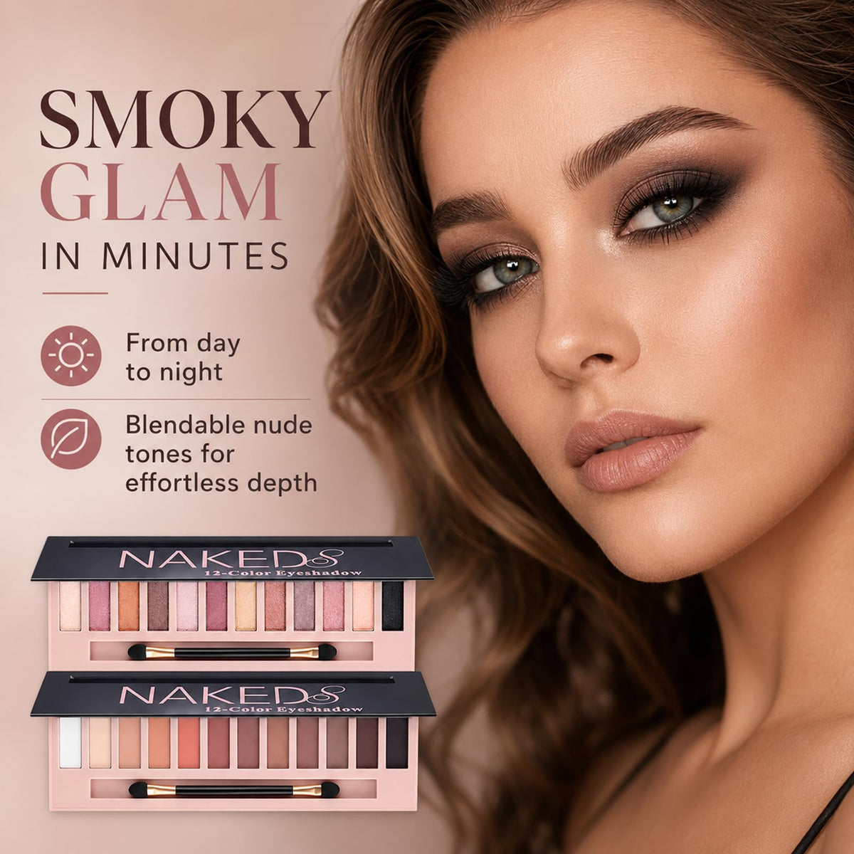 2 Pack Shimmer & Matte Eyeshadow Palette W506283