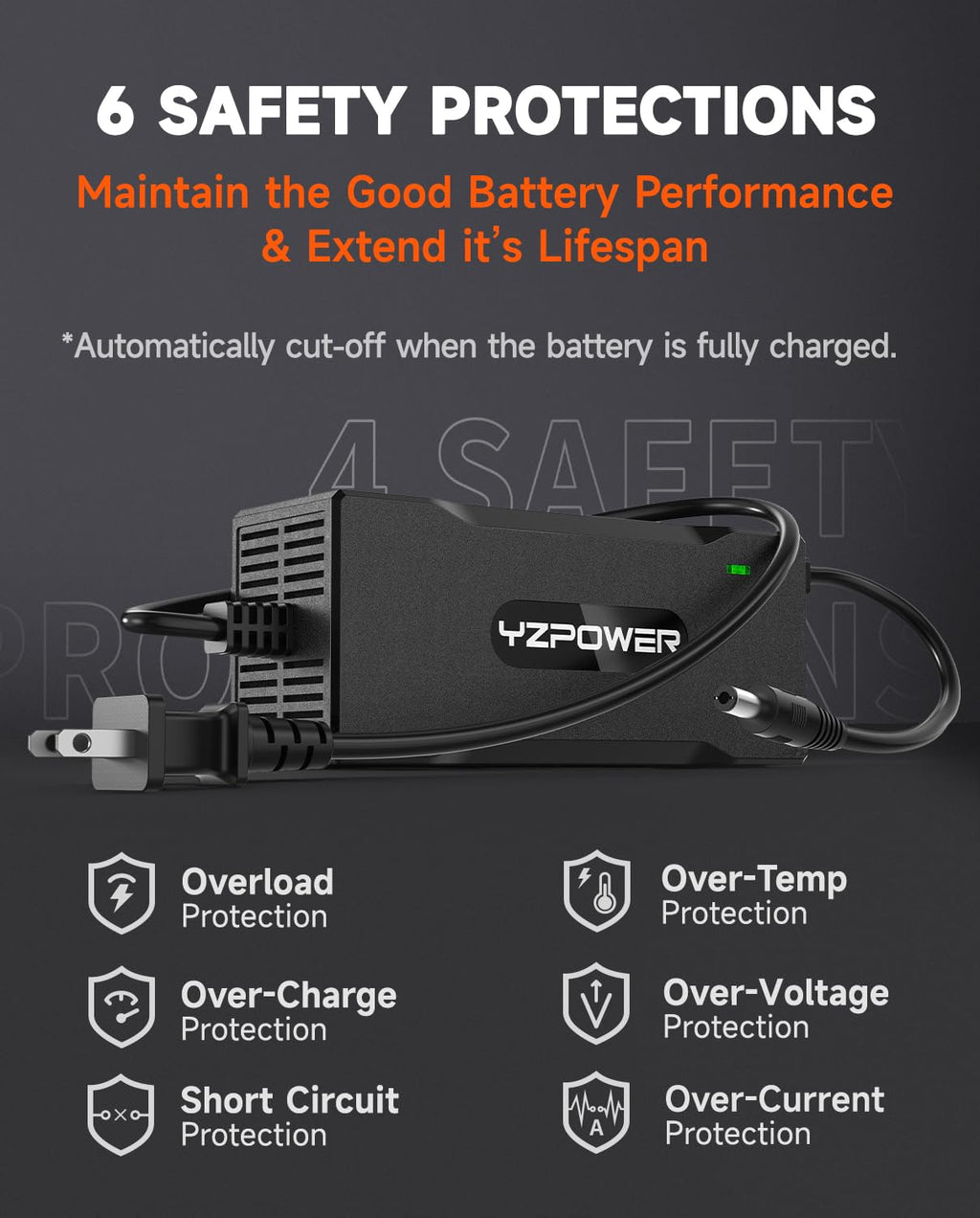 42V 2A Electric Scooter Charger F74952