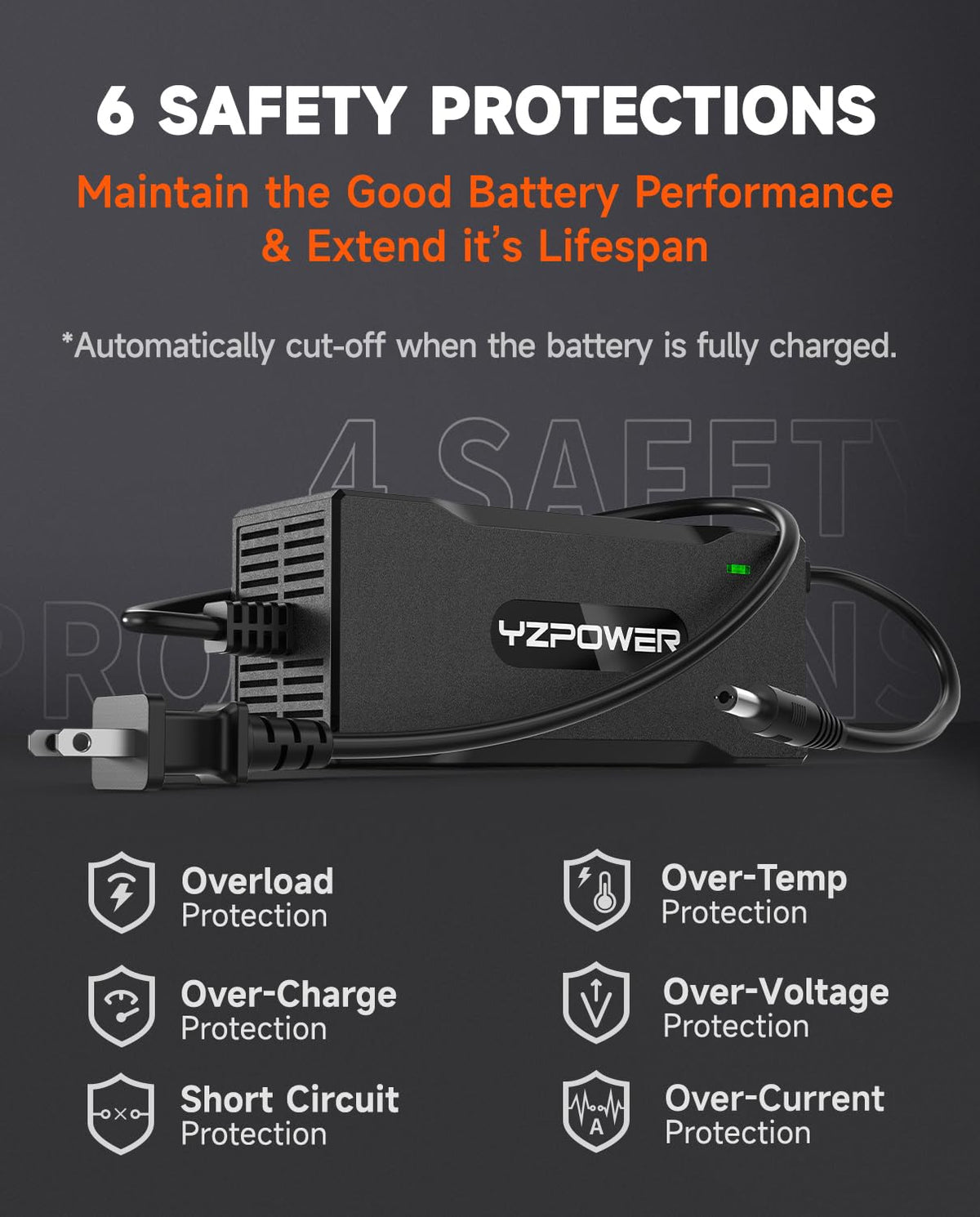 42V 2A Electric Scooter Charger F74952