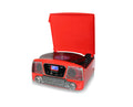 Red 3 Speed Turntable CD Player D27428