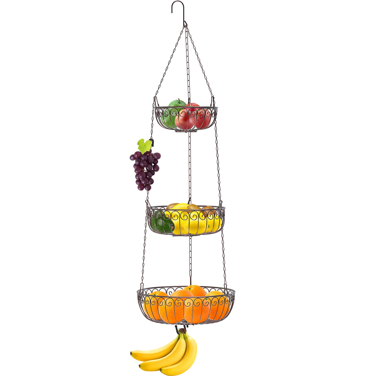 3-Tier Hanging Fruit Basket C9373