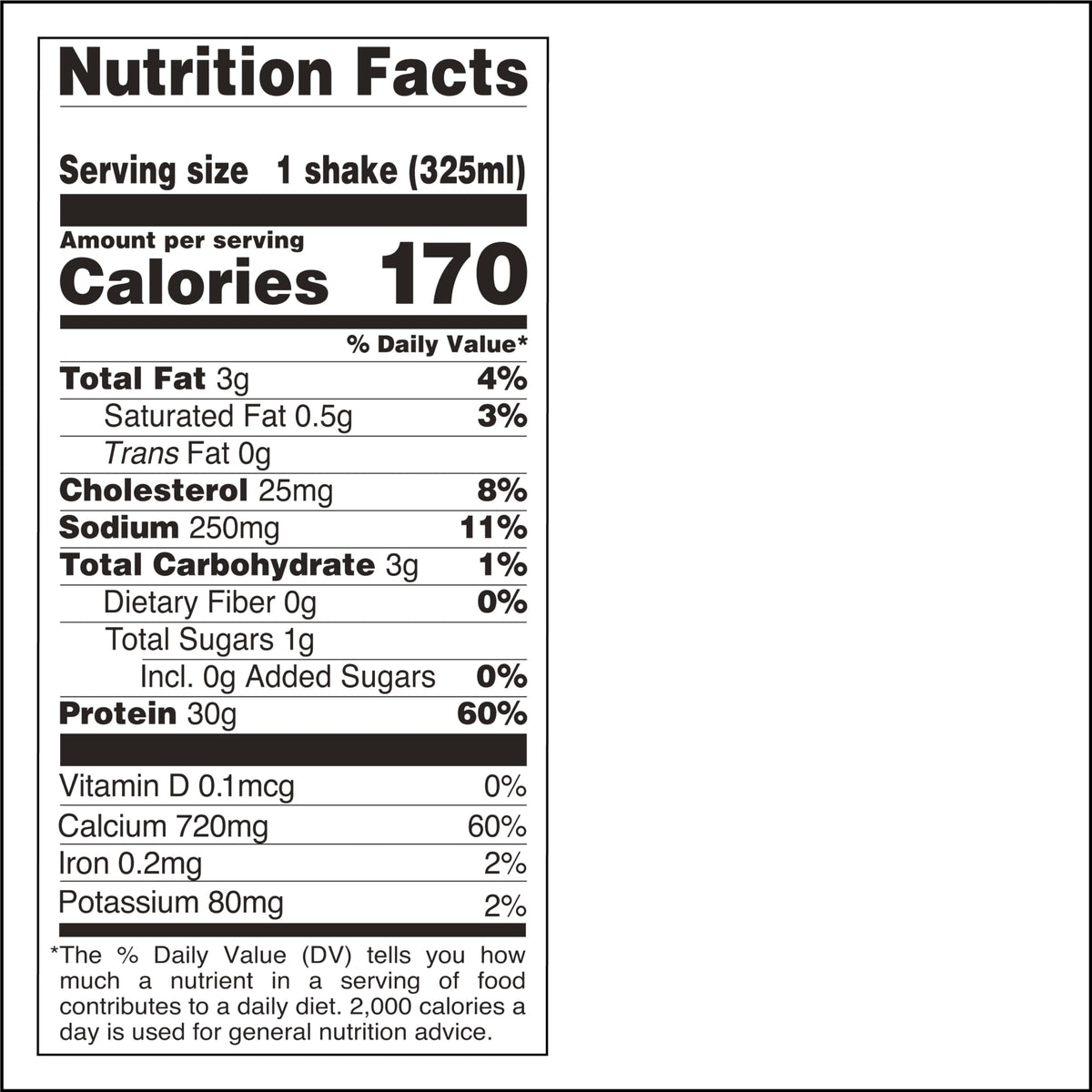 Vanilla Protein Shake 30g Protein 11 fl.oz 4 Count Pack of 3 W83343