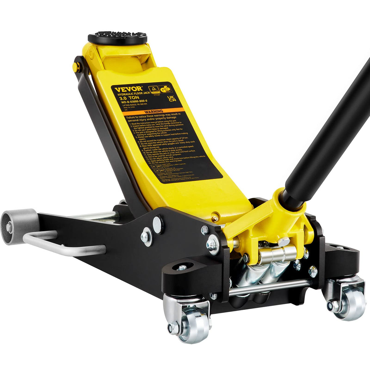 3 Ton Low Profile Aluminum Steel Floor Jack Q980669