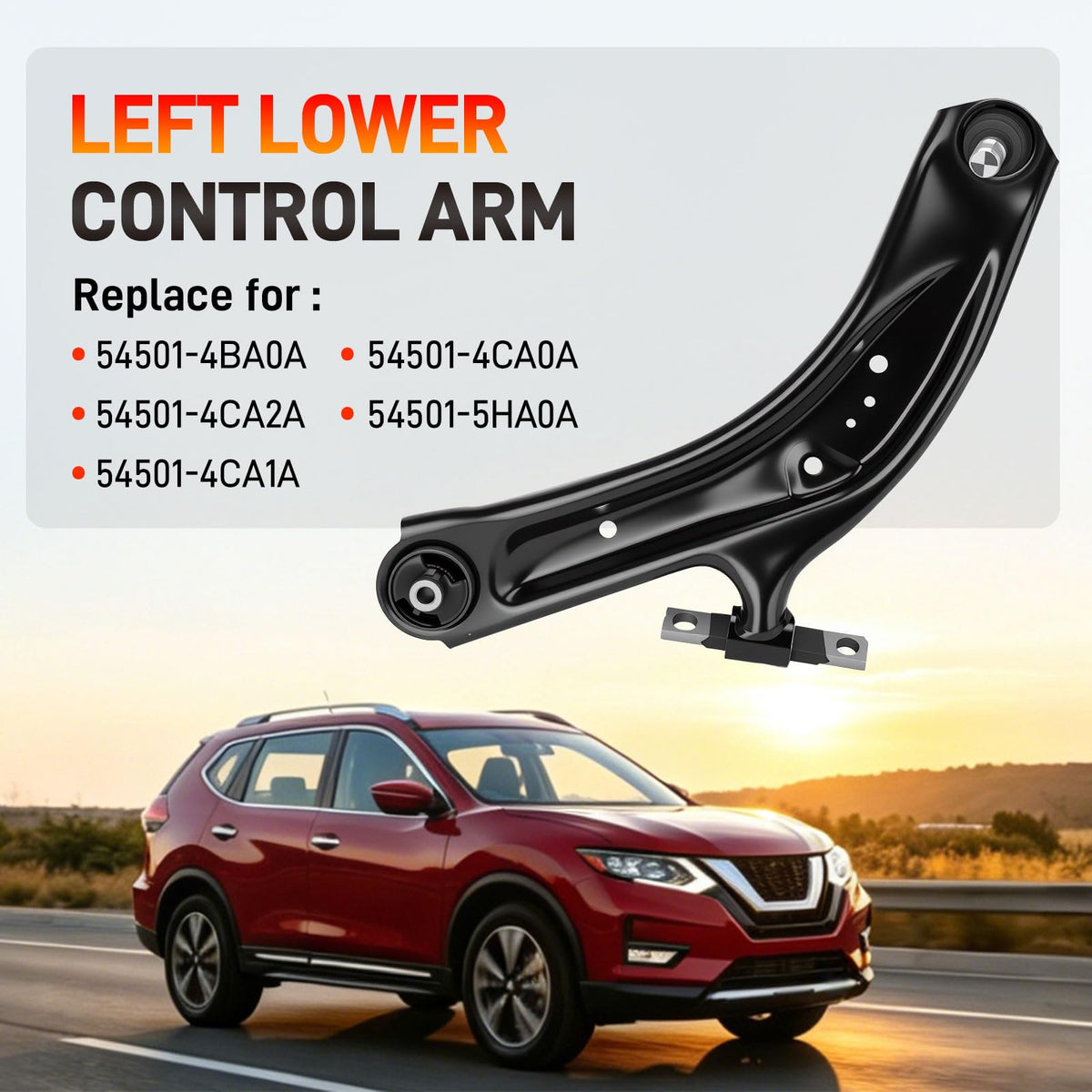 Front Lower Control Arm Set Left & Right with Ball Joint & Bushing X586