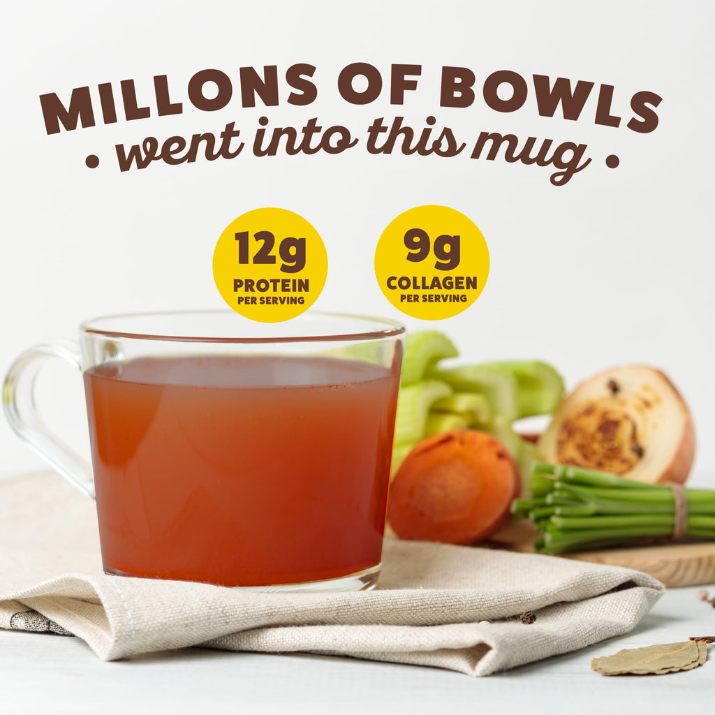 Instant Sipping Bone Broth Mix Beef 0.53 oz Pack of 30 K1389