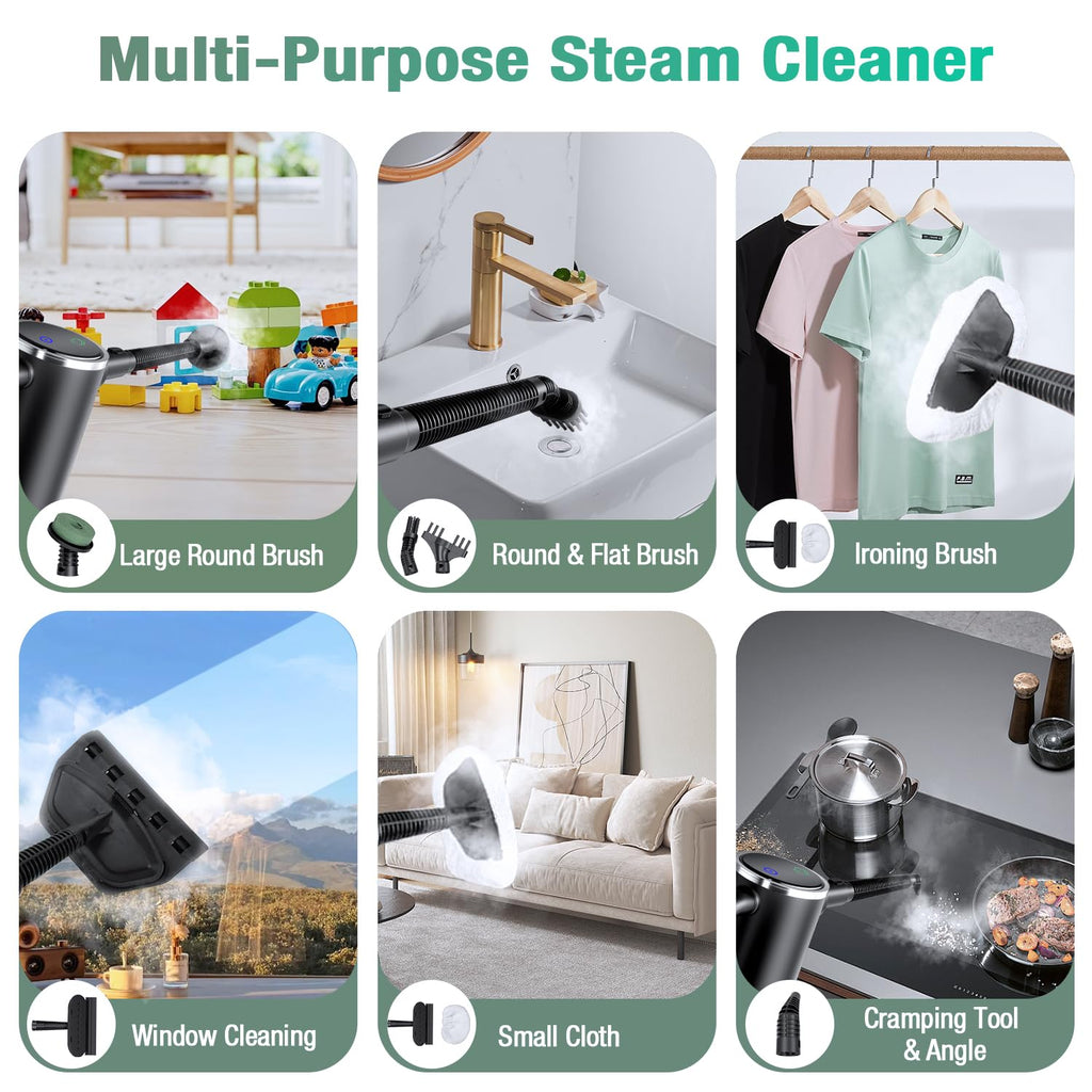 11-in-1 Detachable Handheld Steam Mop N13077