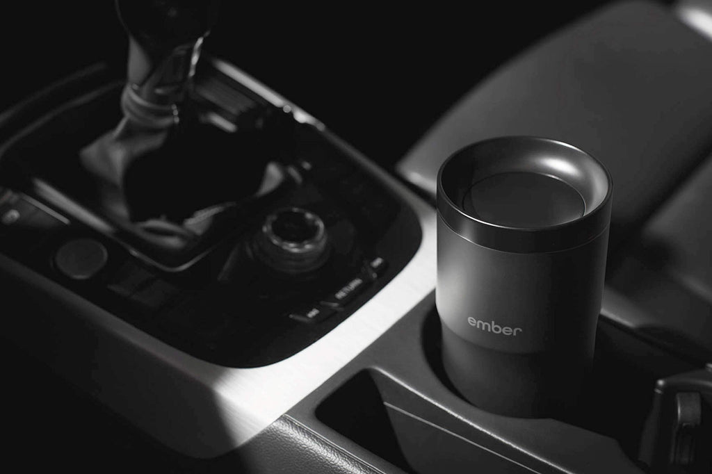 Black 12 Ounce Temperature Control Travel Mug C44428