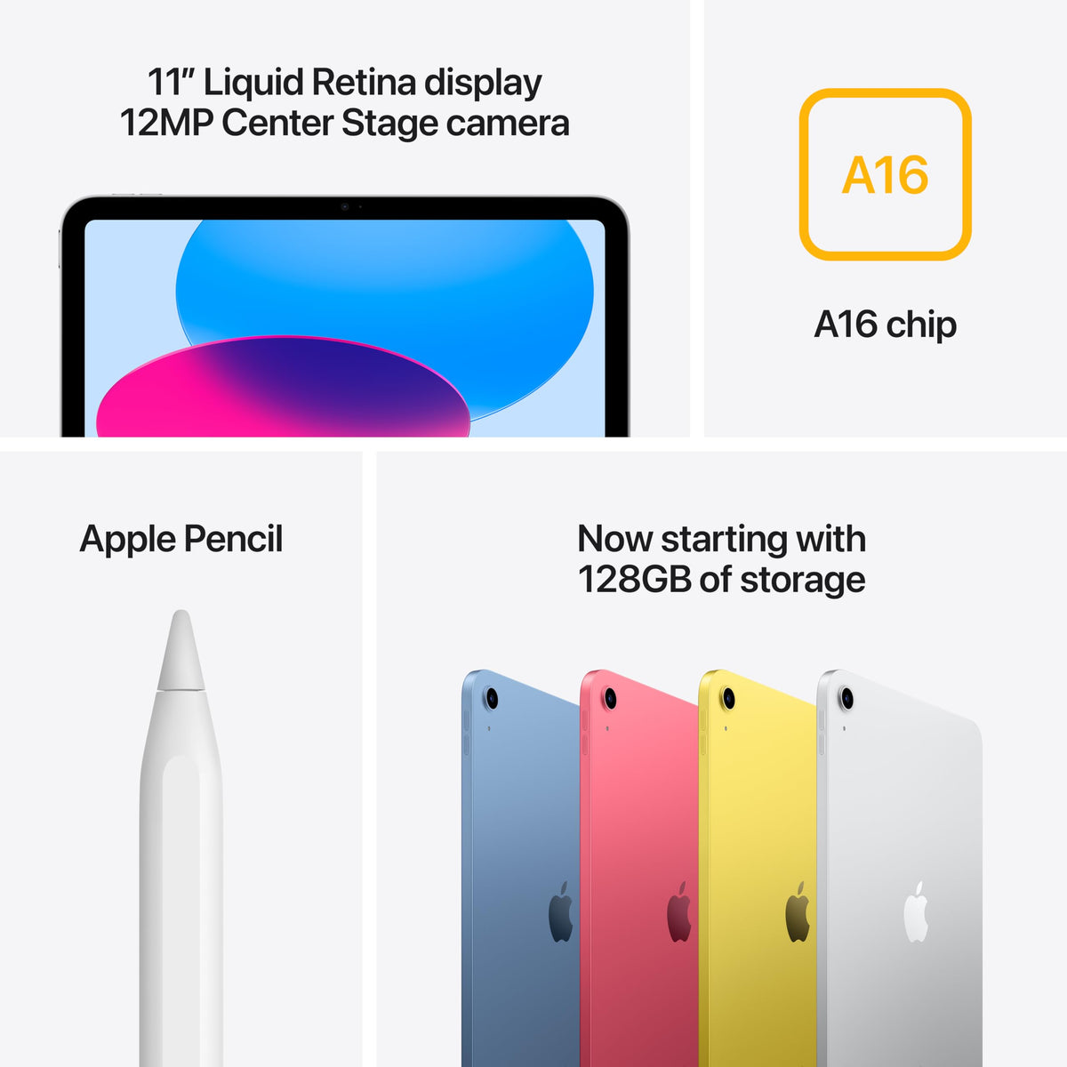 iPad 11-inch Wi-Fi 128GB Blue N69457
