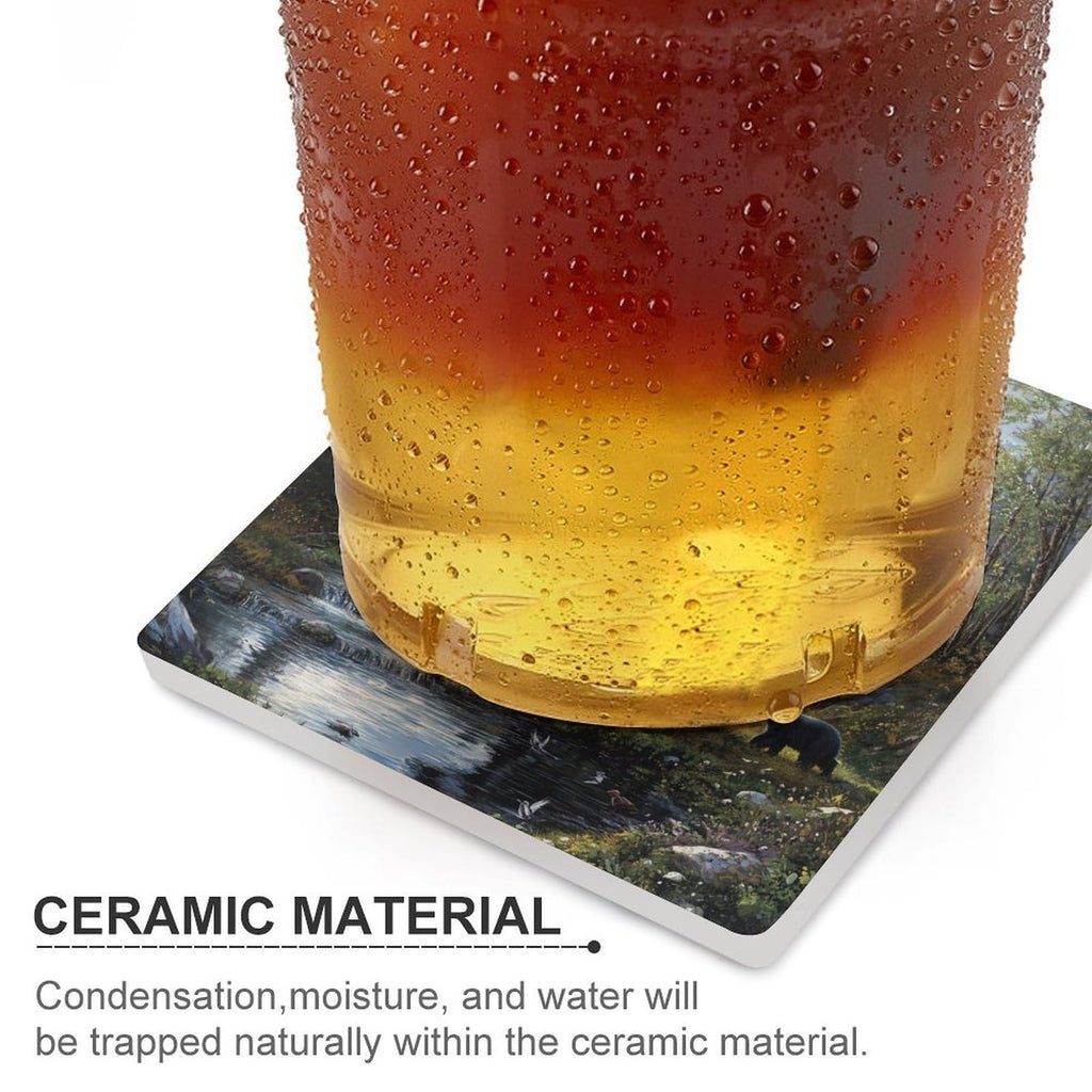 Ceramic Coasters Set Q171402