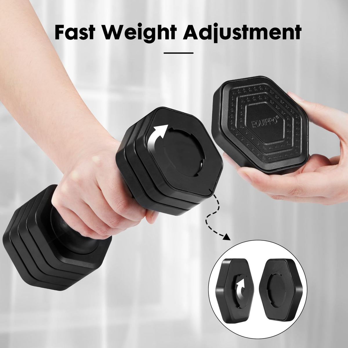 Adjustable Dumbbell Set 2lb 3lb 4lb 5lb N897000