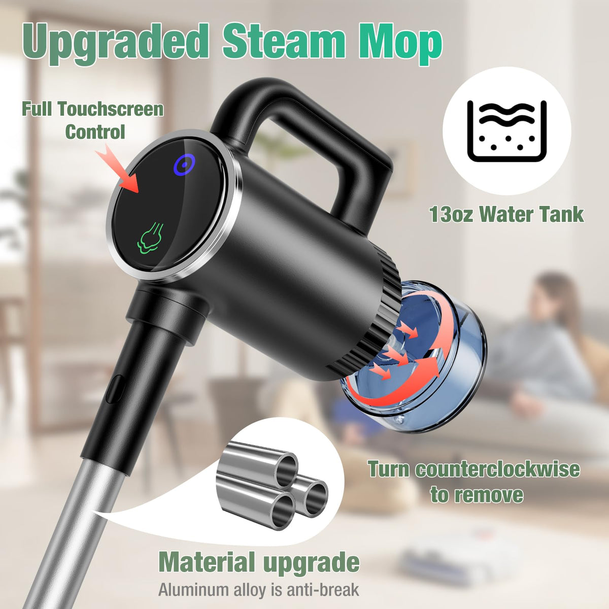 11-in-1 Detachable Handheld Steam Mop N13077