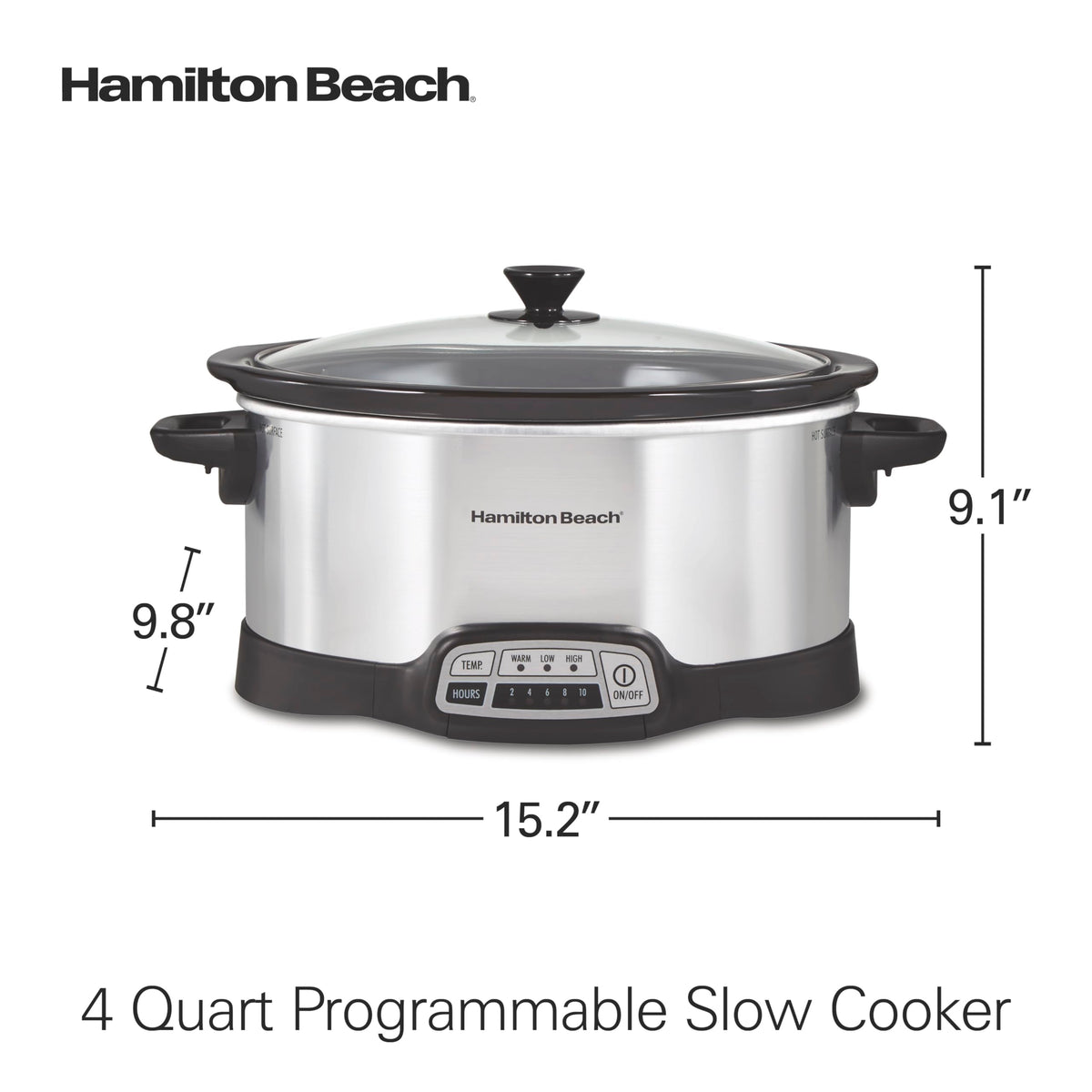 Programmable 4 Quart Slow Cooker P1267