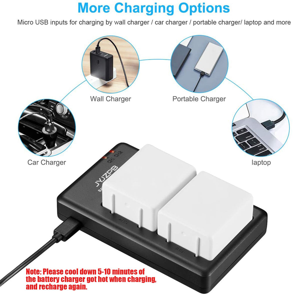 2 Pack 4800mAh Batteries with Dual Battery Charger S33808