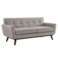 78 Inch Light Upholstered Loveseat K7203
