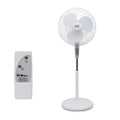 18-Inch Stand Fan with Remote and 3-Speed Settings, White Z269