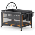 Portable Foldable Playard with Mattress and Storage Bag Z3623
