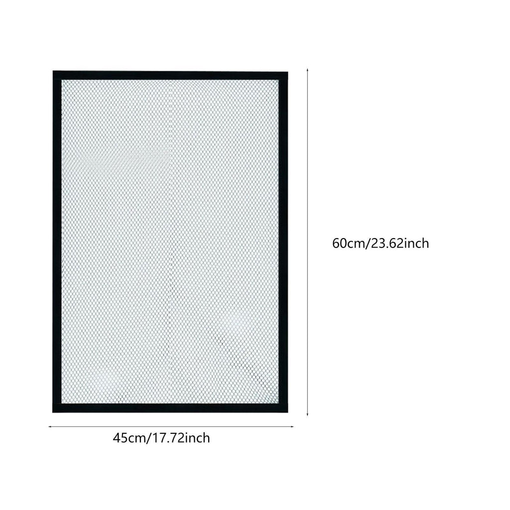 5mm Mesh Clear Aquarium Screen Top Cover 60x45cm Z814225