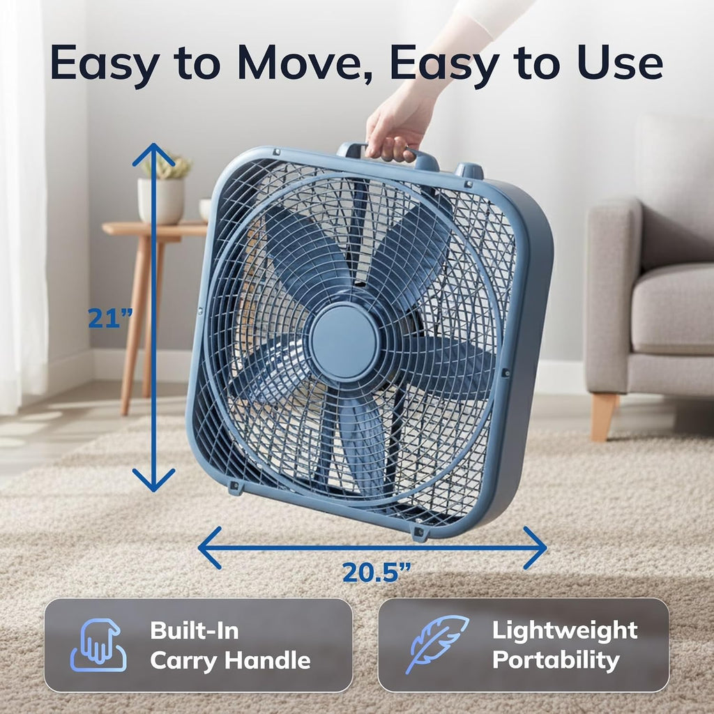 20-Inch 3-Speed Box Fan J89810