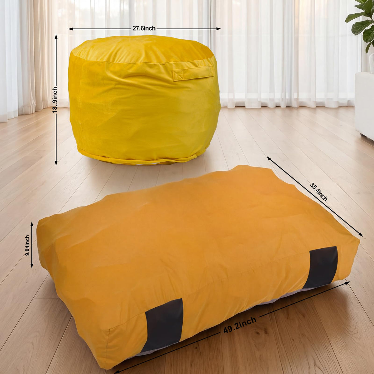 Convertible Foam Lazy Sofa Bed V91155