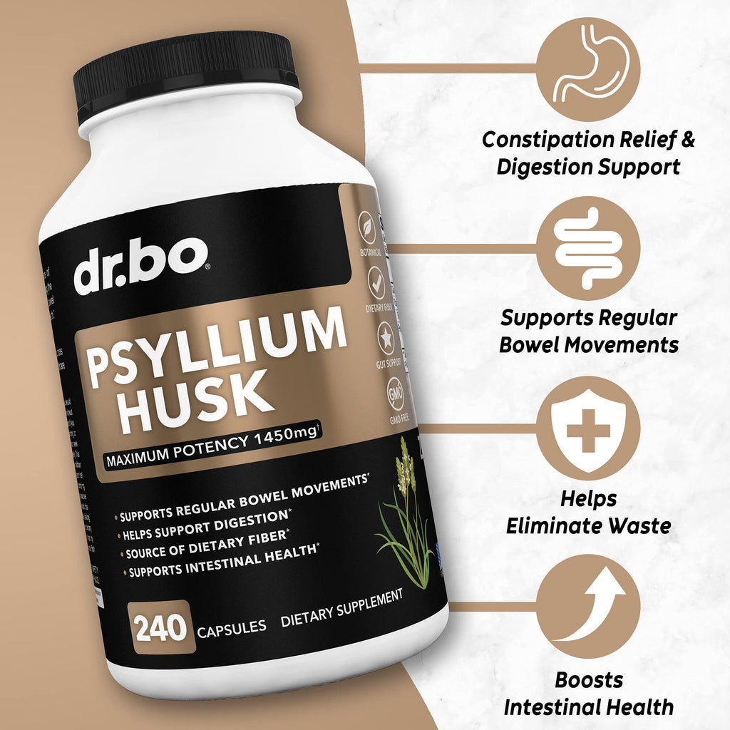 Psyllium Husk Capsule Fiber Supplement Z237791