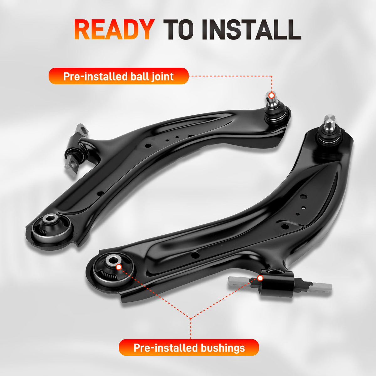 Front Lower Control Arm Set Left & Right with Ball Joint & Bushing X586