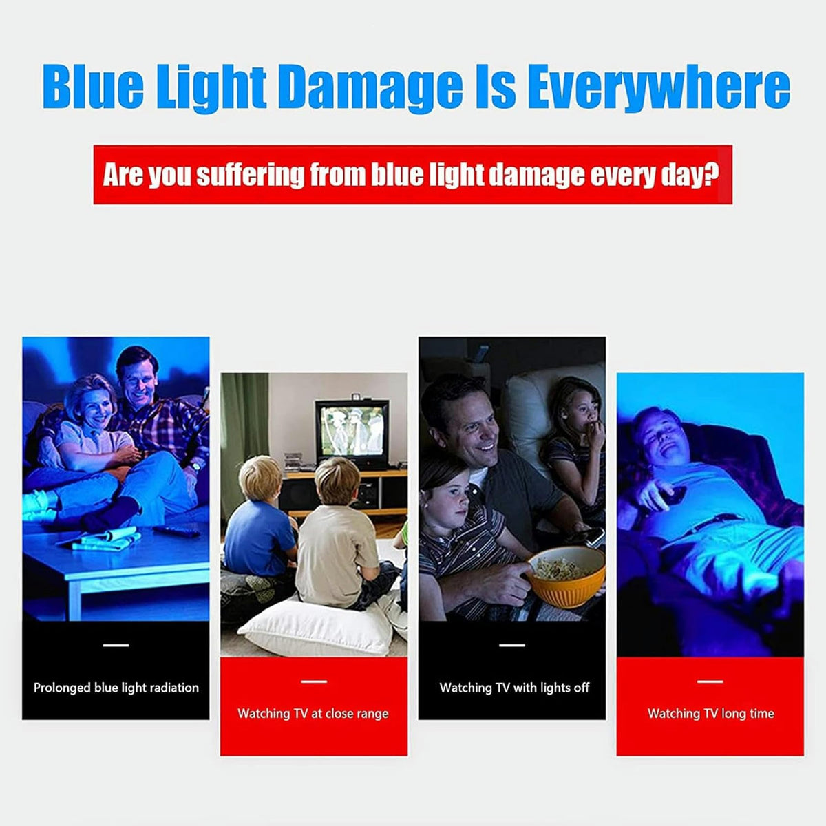 32-75 Inch Anti Blue Light Anti-Glare Frosted TV Screen Protector Y535806