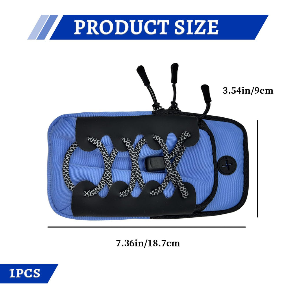 Waterproof Ebike Phone Storage Bag Battery Frame Pouch Blue O25964