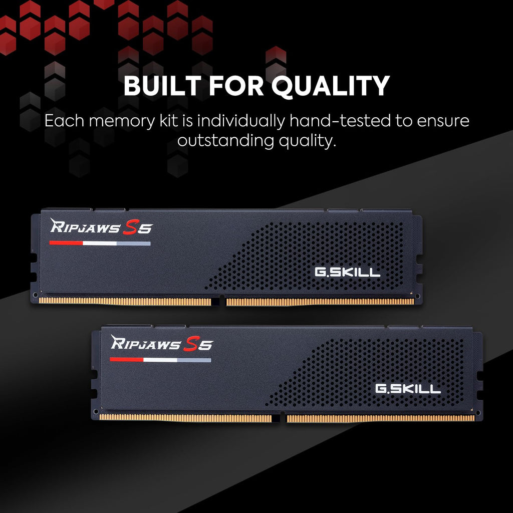 DDR5 Desktop Computer Memory 64GB (2x32GB) 6000MT/s CL36 Matte Black R7256