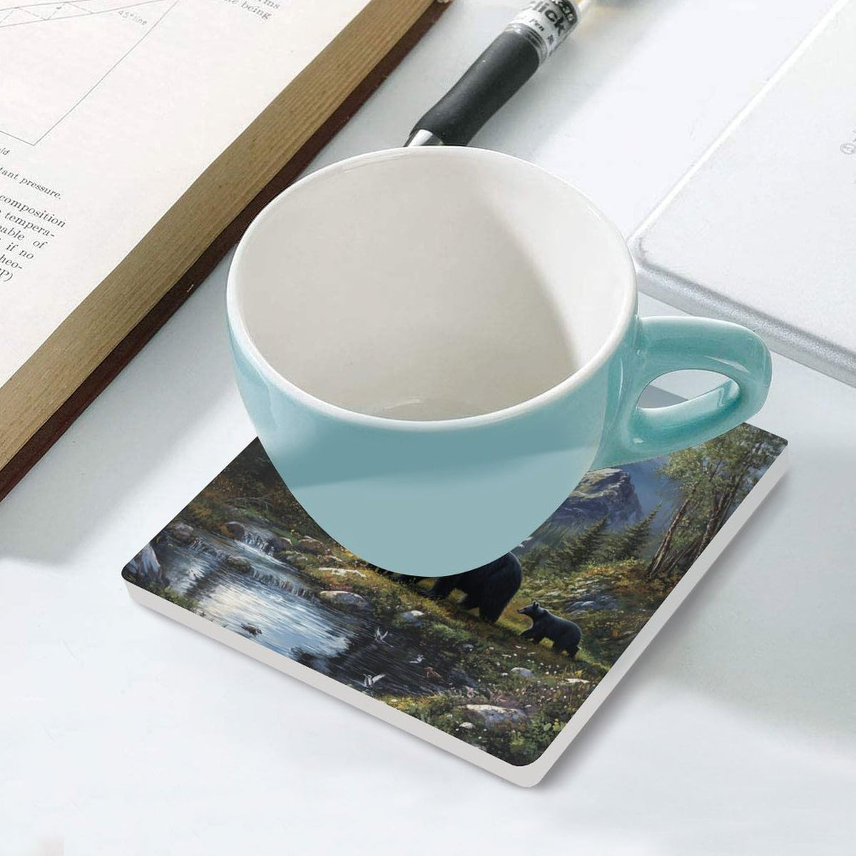 Ceramic Coasters Set Q171402