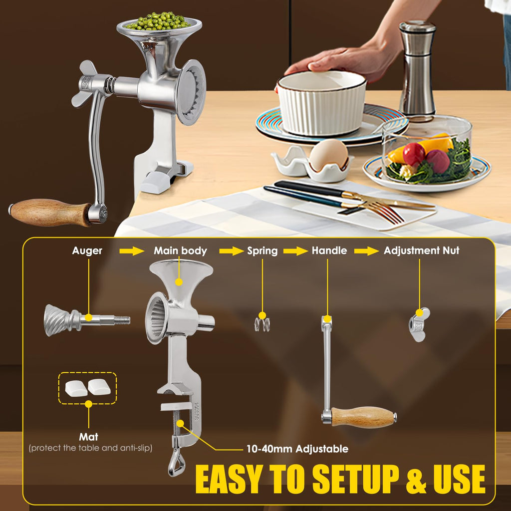 Manual Stainless Steel Grain Mill A7113