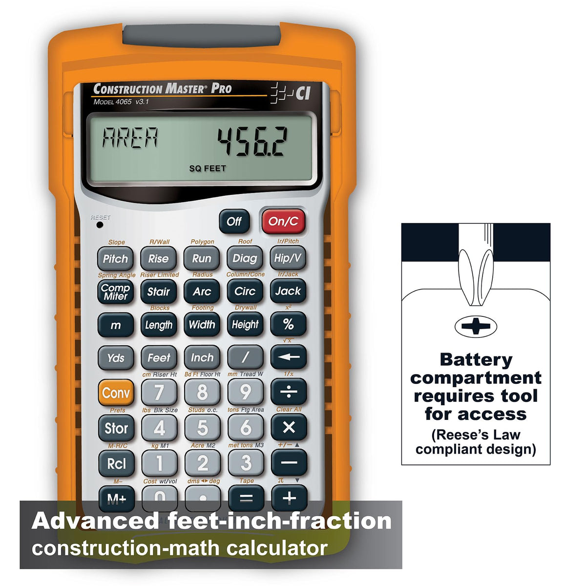 Construction Master Pro Calculator J421507