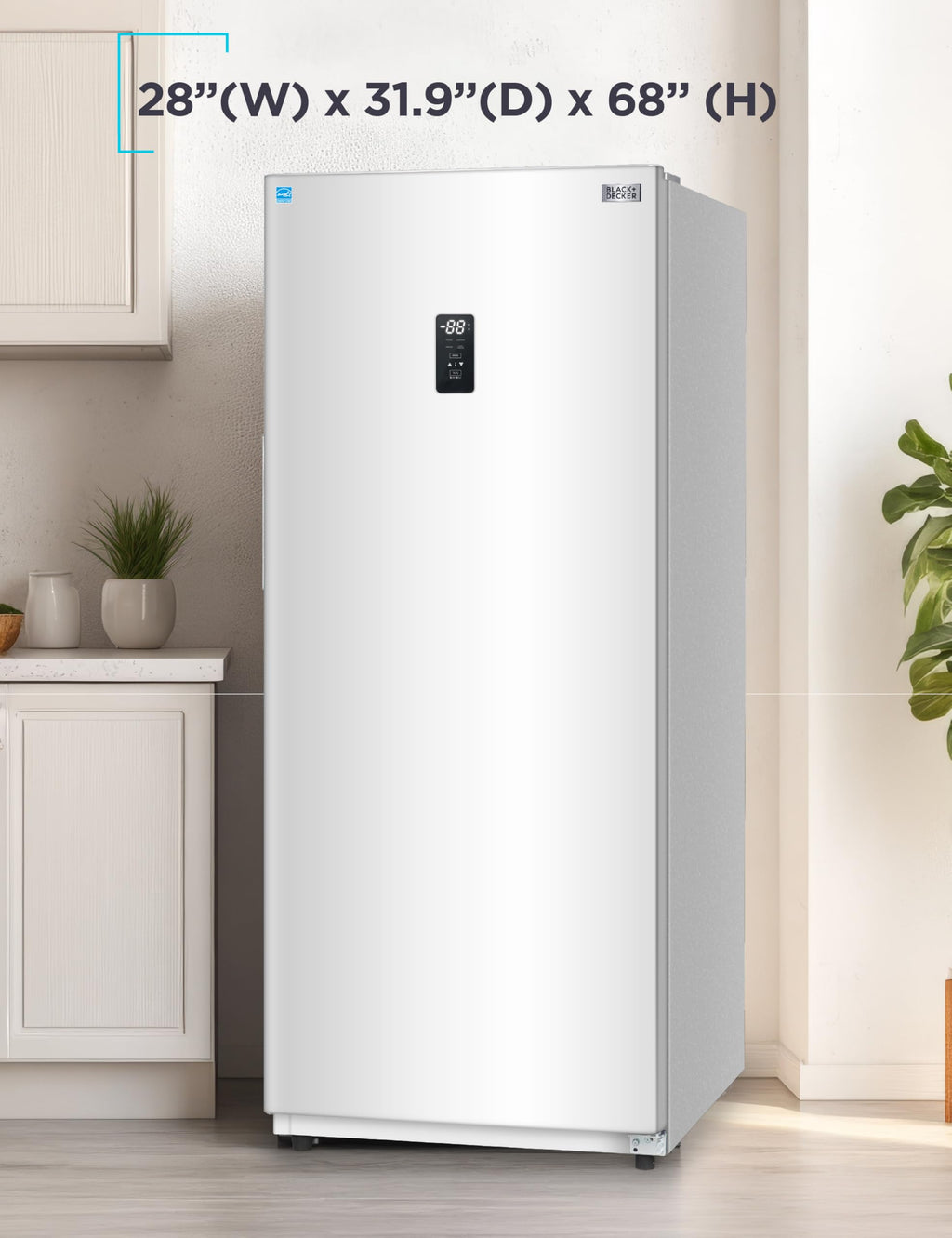 White 17 Cu. Ft. Convertible Freezer Refrigerator L681077