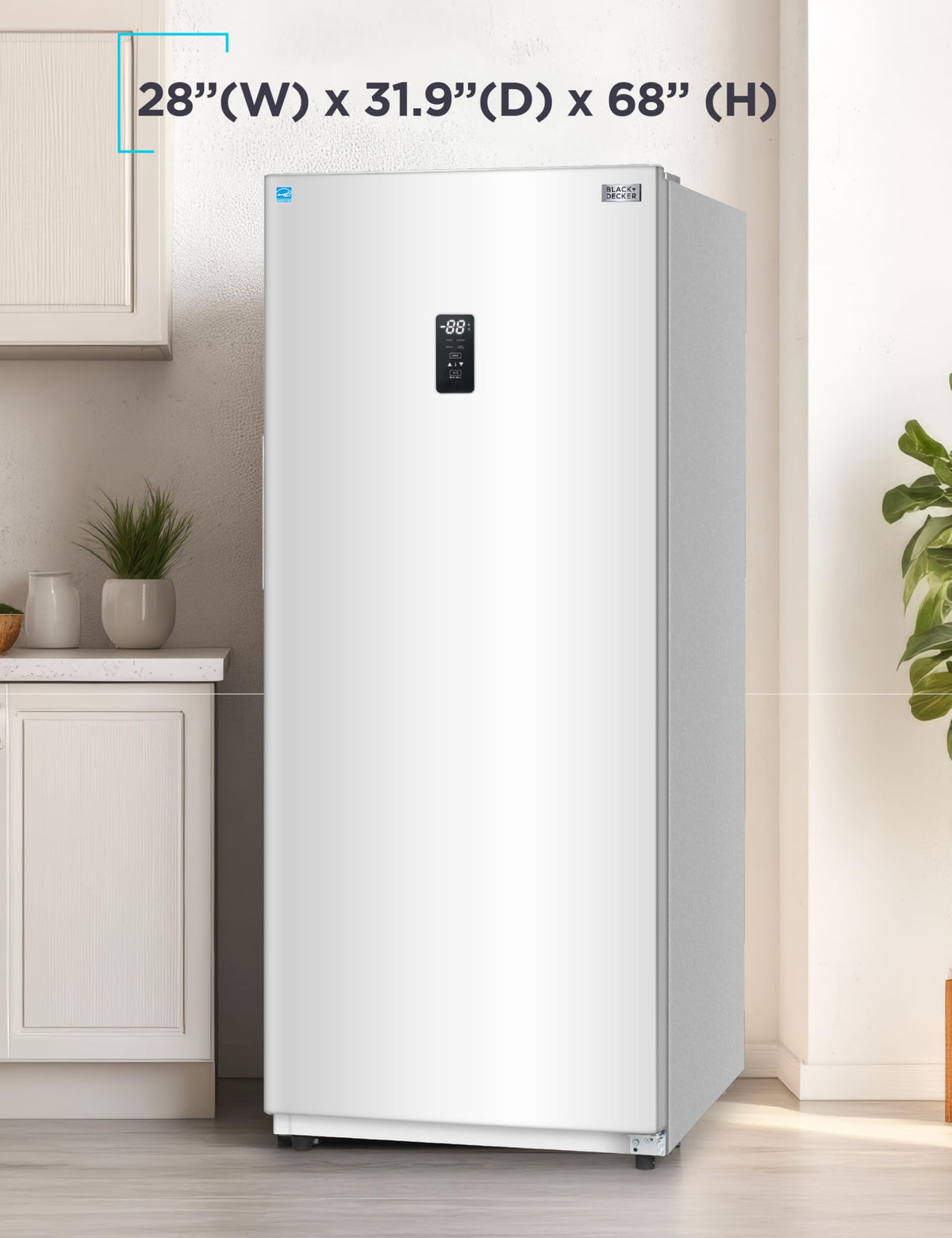 White 17 Cu. Ft. Convertible Freezer Refrigerator L681077