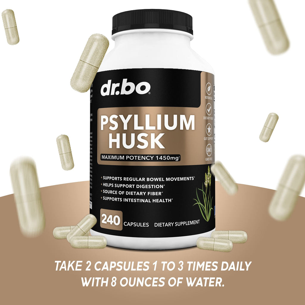 Psyllium Husk Capsule Fiber Supplement Z237791